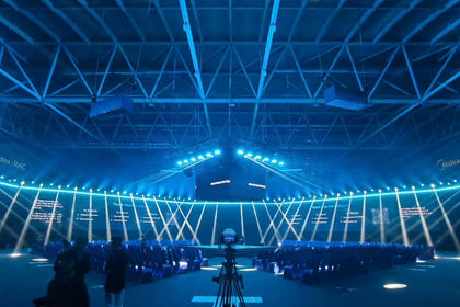 ECSTUN Illuminates the Future with 100+ Fixtures at Product Launch