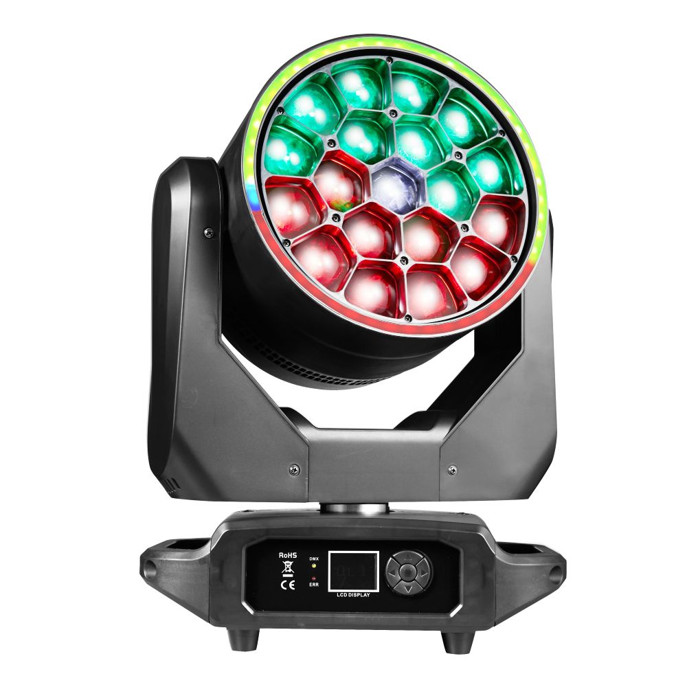 LED Bee Eye 19x20W RGBW Wash Moving Head Light