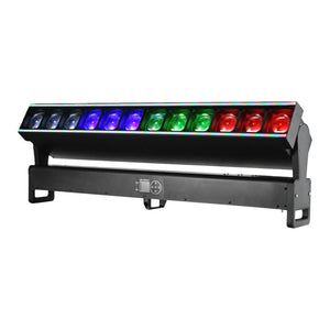 LED 12x40W RGBW Zoom Beam Moving Head Lighting | Pixel Control Low Noise for DJ Club  Bar Live Show Theater